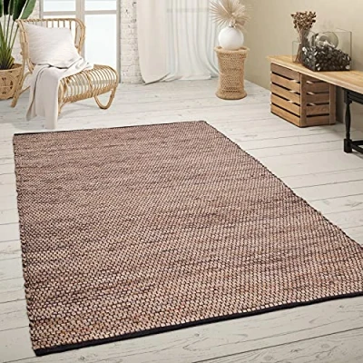 Abbildung von Paco Home Teppich &quot;Odense 684&quot;, rechteckig, handgewebter Wendeteppich, Jute &amp; Wolle, meliert, Wohnzimmer
