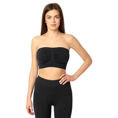 Abbildung von Merry Style Damen Bandeau Top 06 161 (Schwarz, S M)