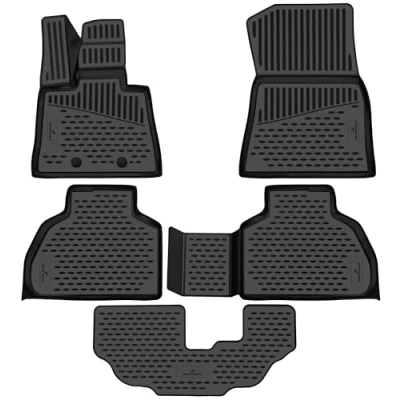 Abbildung von Walser XTR Gummi Fussmatten Auto kompatibel mit BMW X7 (G07) 03/2019 Heute, 100% passgenaue Fußmatten, robuste Universal Fußmatte Auto, Gummimatten