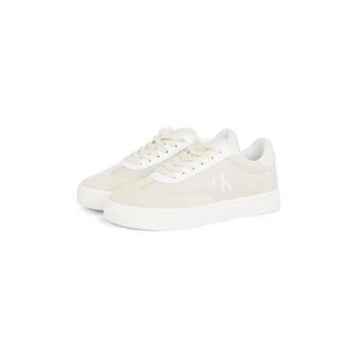 Abbildung von Calvin Klein Jeans CLASSIC CUPSOLE LOW MIX MG WN Sneaker, Schnürschuh, Freizeitschuh, Halbschuh mit Logoschriftzug seitlich