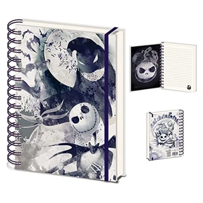 Abbildung von empireposter Nightmare Before Christmas Watercolour Notizbuch A5, Spiralbindung, Notebook