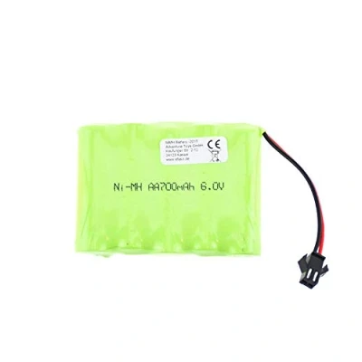 Abbildung von efaso Akku 6V 700mAh NI Mh HBX Stecker für WPL B 14, 24 (alte Version) Amewi 403105 403107 403170 405124 410032 410012