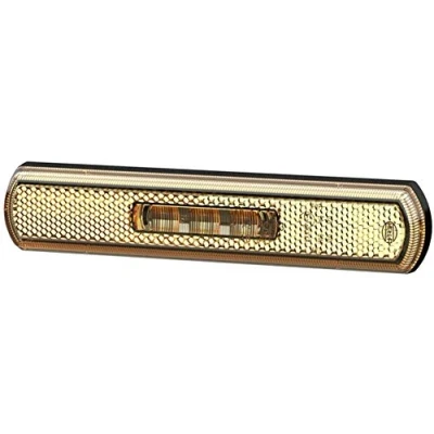 Abbildung von HELLA 2PS 013 300 121 Seitenmarkierungsleuchte Begrenzungsleuchte Anhänger Wohnwagen Shapeline Tech LED 12/24V Anbau/geschraubt SAE/ADR/GGVS Kabel: 1300mm Stecker: Quick Link