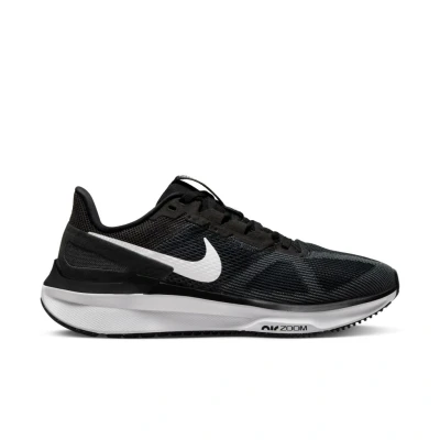 Abbildung von Nike Performance AIR ZOOM Structure 25 Laufschuh Stabilität, Damen, Größe: 44.5, Black/white/dark smoke grey Schuhe