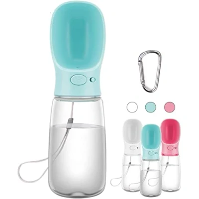 Abbildung von COTOP Hundetrinkflasche für Unterwegs, Tragbare Trinkflasche Hund 550ml, BPA frei Wasserflasche Hunde to go, Reise Trinknapf Klein, Auslaufsicher Wasserspender Pet Outdoor (blau)