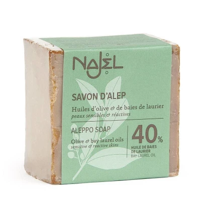 Abbildung von Najel Alepposeife Lorbeeröl 40% (185 Gr) 185 Gramm Andere Koerper