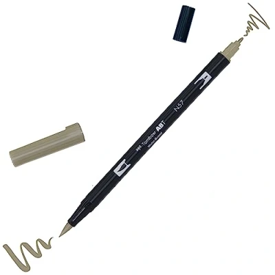 Abbildung von Tombow brush pen ABT dual Warm grey 5