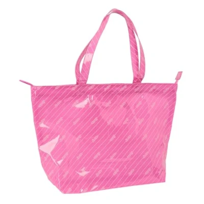 Abbildung von Safta BARBIE LOGOMANIA ROSA Einkaufstasche für Damen, Shoppingtasche, bequem und vielseitig, Qualität Widerstandsfähigkeit, 54 x 17 35 cm, Rosa, Estándar, Casual
