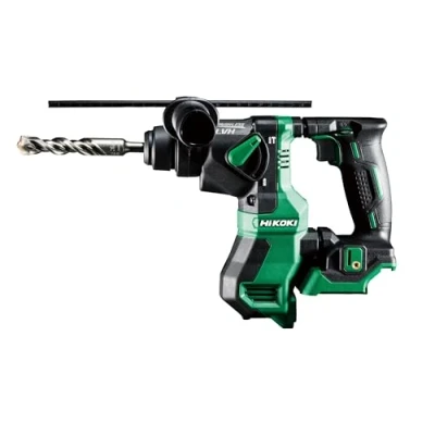 Abbildung von HiKOKI Akku Bohrhammer DH18DPA (18V, Li Ion, 1.3 J, Brushless, Bohrtiefenmanagement, SDS plus Werkzeugaufnahme, Überlast Rutschkupplung, Zubehör, im Transportkoffer, ohne und Ladegerät)