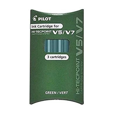 Abbildung von 12 x Pilot Nachfüllpatrone für Hi Tecpoint VE=3 Stück grün