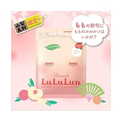 Abbildung von Lululun Premium Sheet MASK Yamanashi Peach 7PACK Gesichtsmaske, Größe: 108 ml,