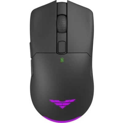 Abbildung von PREYON Owl Kabelgebundene Drahtlose Gaming Maus mit Paracord und RGB Beleuchtung Computermaus Omron 50M Schaltern 16000 DPI Optischer Sensor Programmierbare Tasten
