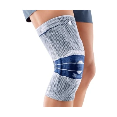 Abbildung von Bauerfeind GenuTrain P3 Kniebandage, Unisex, schwarz, Left, Size 4