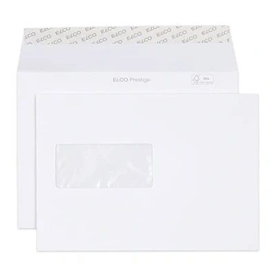 Abbildung von Elco 42999 Prestige Briefumschlag, C5, 120 g, weiß