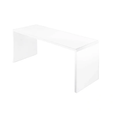 Abbildung von Design Schreibtisch FAST TRADE 140cm weiß Hochglanz Bürotisch