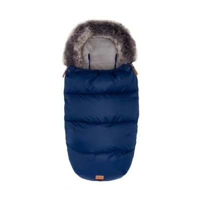 Abbildung von Kinderhaus Blaubaer Fußsack Fillikid Winterfußsack Manaslu TOP, warmer waschbar mit Rundum Reißverschluss und Gurtschlitze wind wasserabweisend als Mumienform