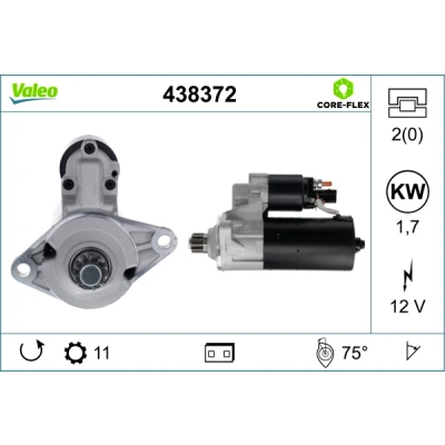 Abbildung von Starter VALEO 438372