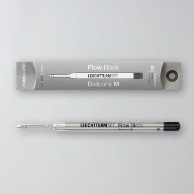 Abbildung von Leuchtturm Mine für Drehgriffel Kugelschreiber 2er Set Schwarz M