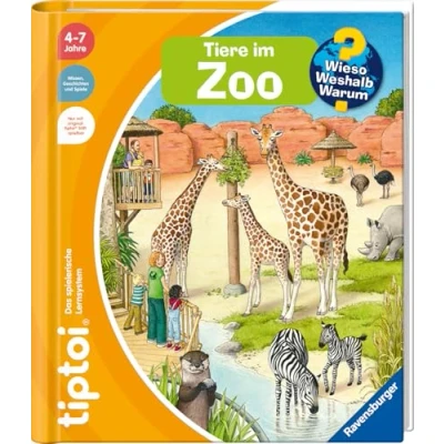 Abbildung von Ravensburger Buch &quot;tiptoi Wieso? Weshalb? Warum? Tiere im Zoo&quot;, Made in Europe