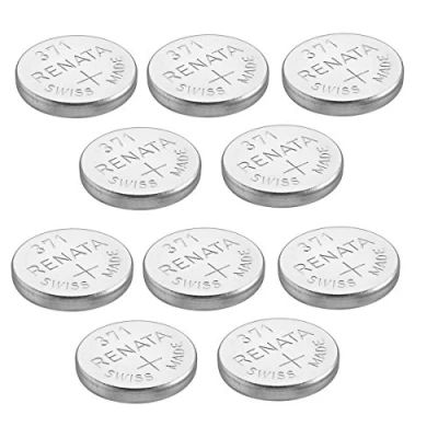 Abbildung von Renata Uhrenbatterie 371 oder SR920SW, Swissness, 1,5 V 10 x or SR 920 SW Silber