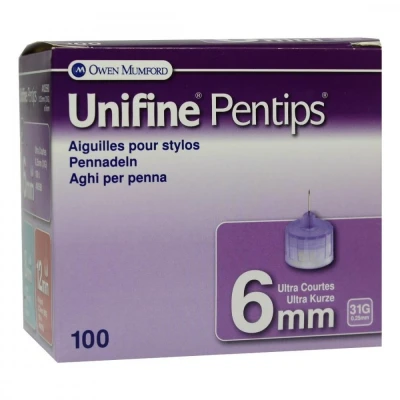 Abbildung von Unifine Pentips Kanüle 31 G 0,33x6 mm