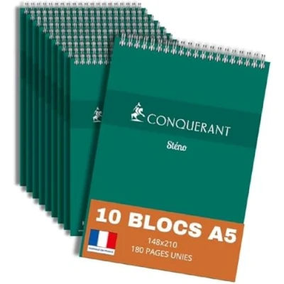 Abbildung von Hamelin Notizblock, 14,8 x 21 cm, 180 Blatt, Unisex, 10er Pack