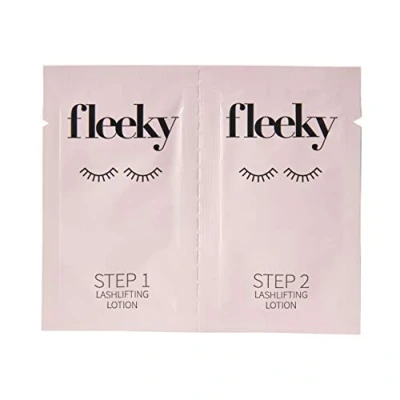 Abbildung von fleeky Lashlift Sachets 1 ml One shot Doppelkammer Sachet mit 2 Phasen Lotionen Lifting Gel zum Liften und Fixieren der Wimpern