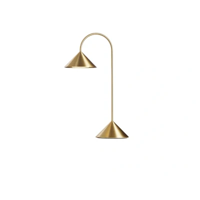 Abbildung von FRANDSEN LED Tischlampe Grasp, messingfarben, Höhe 47 cm