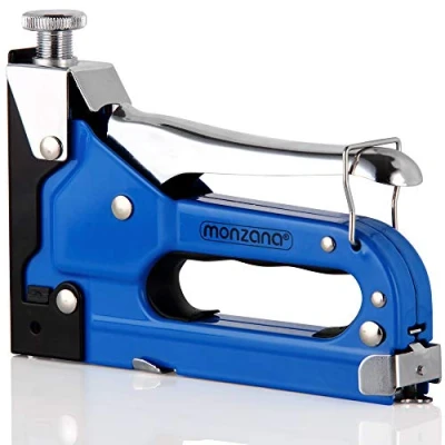 Abbildung von Deuba Handtacker Monzana, 3in1 Tacker 1500 tlg Klammern &amp; Nägel stufenlos einstellbare