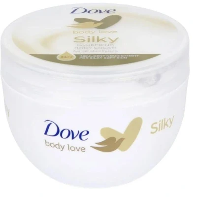 Abbildung von 4er Pack Dove Nourishment Body Cream Silky 300ml