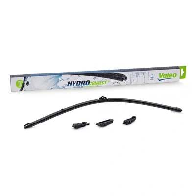 Abbildung von Scheibenwischer Valeo Hydroconnect 578511 600mm vorne Rahmenlos Hakenbefestigung, Top Lock, Stiftbefestigung VOLKSWAGEN: Golf 5 Schrägheck, Eos
