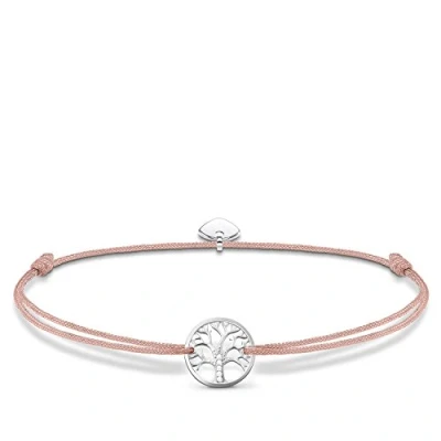 Abbildung von Thomas Sabo Damen Stoffarmband Little Secret Tree of Love 925 Sterling Silber LS031 401 19 L20V