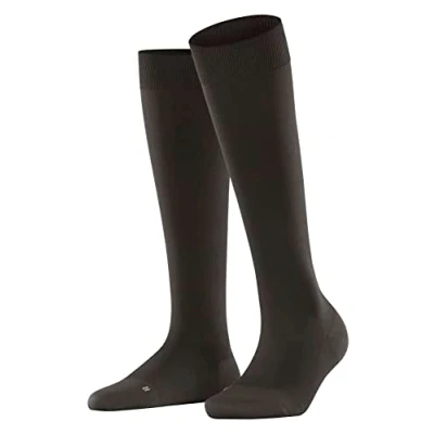 Abbildung von FALKE Damen Energizer W KH weiches Material mit Kompression 1 Paar Kniestrümpfe, Braun (Dark Brown 5239) Wadenumfang W2, 35 36