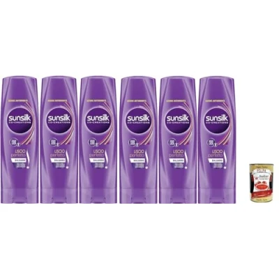 Abbildung von 6x Sunsilk Balsam Lisci perfetti Glatt, perfekt 200ml+ Italian Gourmet polpa 400g