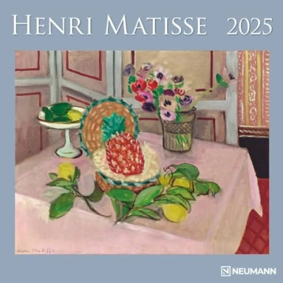 Abbildung von N NEUMANNVERLAGE Henri Matisse 2025 Broschürenkalender, 30x30cm, Wandkalender mit Abbildungen von Matisse, Mondphasen, viel Platz für Notizen und internationale Feiertage/Kalendarium