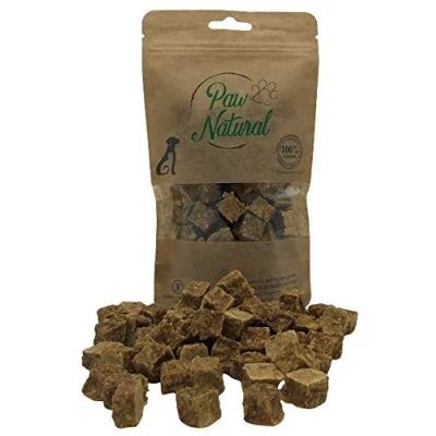 Abbildung von Paw Natural Hunde Leckerlis Training 150g Kaninchen Würfel 100% Gluten &amp; getreidefrei aus frischem Fleisch gesunder Tiere