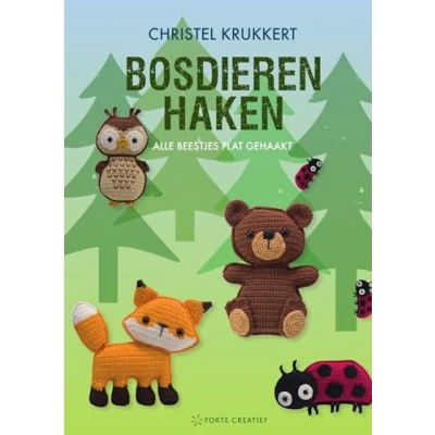 Abbildung von Bosdieren haken: alle beestjes plat gehaakt (Christels amigurumi)