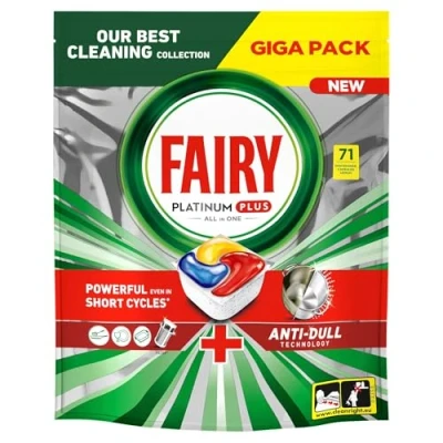 Abbildung von Fairy Platinum Plus All in One Geschirrspültabs Zitrone 71 Tabs