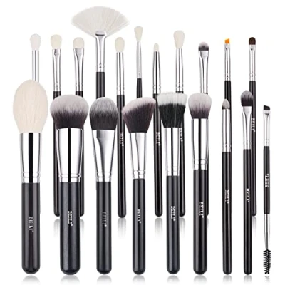 Abbildung von BEILI Make Up Pinsel Set Professionelle Schminkpinsel Makeup Pinselset,Natürliches Ziegenhaar Hochwertiges Synthetisches Borsten,für Foundation Blending Gesichtspuder Rouge Concealer Augenkosmeti