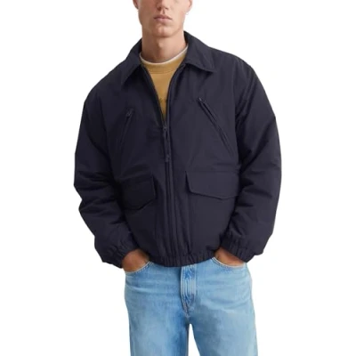 Abbildung von Marc O&#039;Polo Denim Outdoor Übergangsjacke, Herren, Größe: Medium, True navy