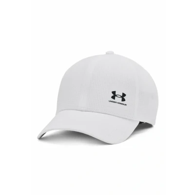 Abbildung von Under Armour CAPS M Isochill Armourvent ADJ Cap, Herren, Größe: One Size, White (100)