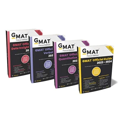 Abbildung von GMAT Official Guide 2023 2024 Bundle, Focus Edition: Includes Guide, Quantitative Review, Verbal and Data Insights Review + Online Question Bank
