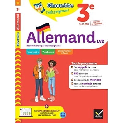 Abbildung von Chouette Allemand 3e LV2 (A2, A2+): cahier de révision et d&#039;entraînement recommandé par les enseignants