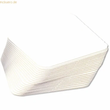 Abbildung von Ludwig Bähr Bierfilze blanko 9,3x9,3cm VE=100 Stück weiß