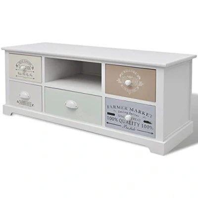 Abbildung von vidaXL TV Schrank Landhausstil Lowboard Fernsehschrank HiFi Kommode Sideboard