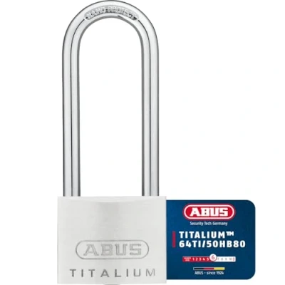 Abbildung von Vorhängeschloss Abus Titalium 64TI/50HB80