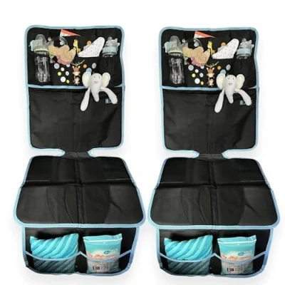 Abbildung von HECKBO 2X Kinder Auto Sitzauflage Baby Tiere