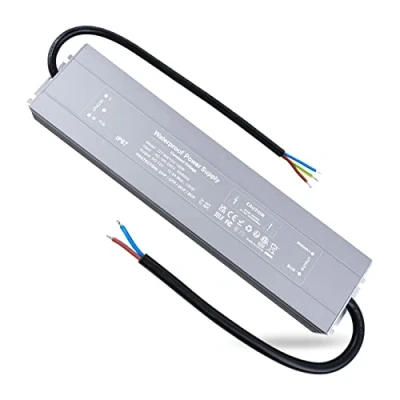 Abbildung von REYLAX LED Trafo 12V Wasserdicht 150W 12,5A Treiber Gleichstrom Netzteil IP67 230V auf Driver Konstantspannung Transformator Niedervolt Schaltnetzteil für Außen Streifen