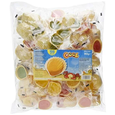 Abbildung von Cool 100 Schleckmuscheln einzeln verpackt im Beutel, 1er Pack (1 x 965 g)
