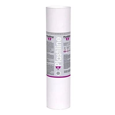 Abbildung von J. Herbin 5660T Plastiline, 5kg, Härtegrad 60, ideal zum Modellieren, 100% wiederverwendbar, Hellgrau